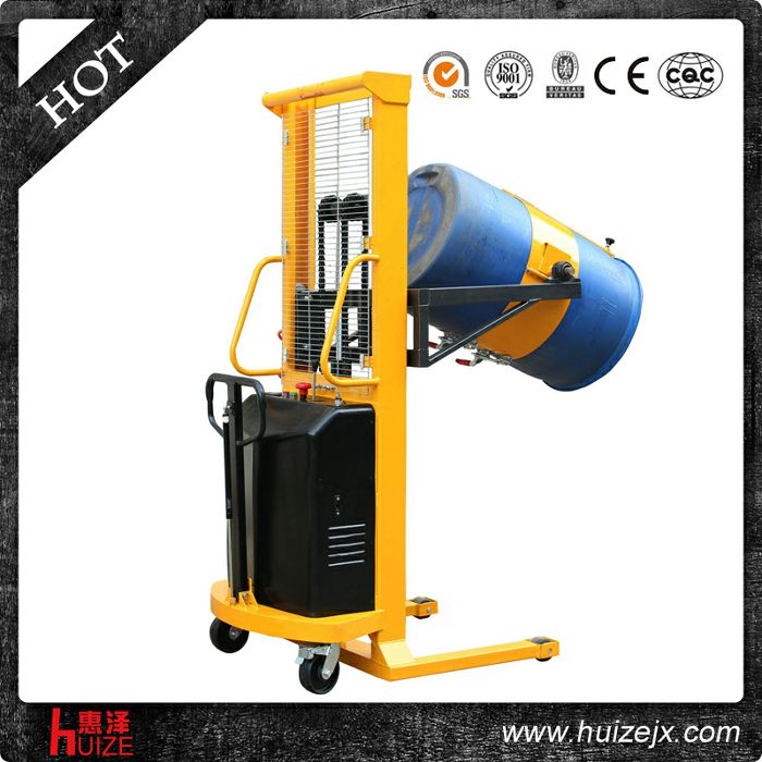 半電動多功能油桶車（單門架，夾塑桶）2