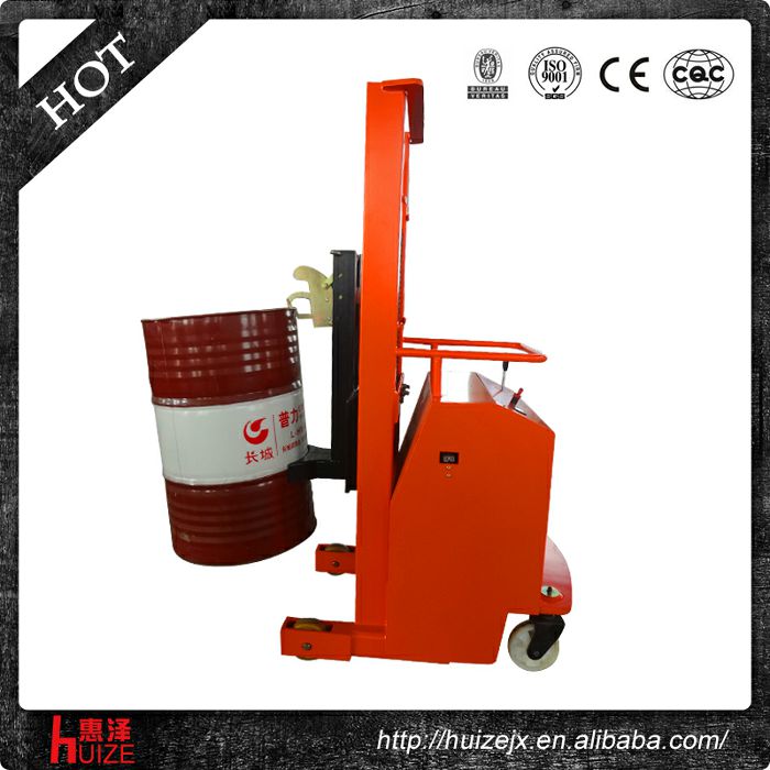 半電動配重油桶車（無底腿，只堆垛，不翻轉）