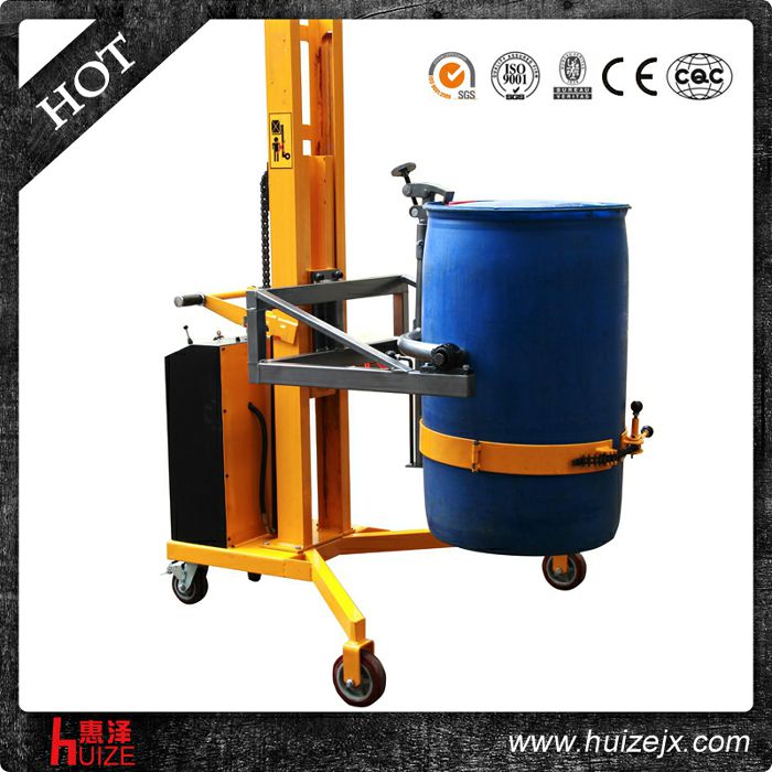 半電動(dòng)油桶車（直角腿，夾鐵桶翻轉(zhuǎn)）